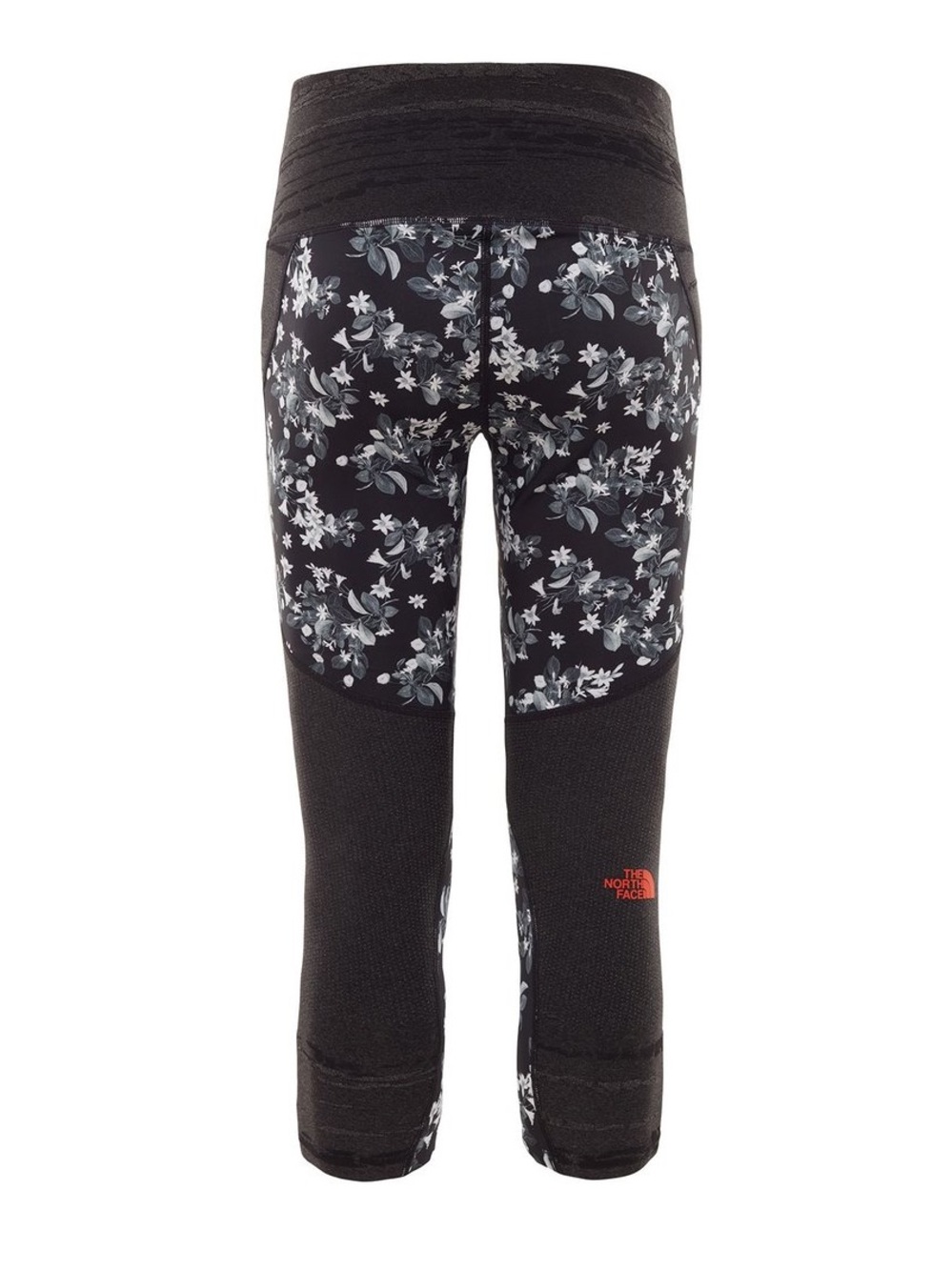 The North Face women’s size S Black Floral Capri Leggings